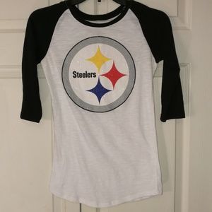 Steelers Raglan Juniors Tee